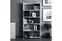 Skrivebord Amtorp 120 cm med Oppbevaring + Vegghylle +   Hvit/Blå