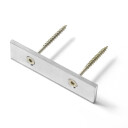 SuperMagneter Meget Kraftig Magnetplate Forsterket I Stålprofil 80x20x4 Mm