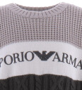 Giorgio Armani Emporio Armani Genser Akryl/Ull Striper Beige Emporio Armani 10 år 140 Genser Grønn Hvit Svart