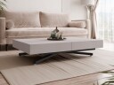 Avendi uttrekkbart sofabord 200 cm - svart, beige