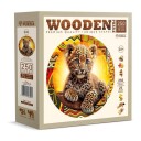 WoodenCity 612096 Trepuslespill 250 Brikker Liten Leopard
