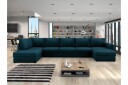 Taberk Sovesofa med Divan och Schäslong 5 sits   Marineblå