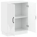 vidaXL Baderom Oppbevaringsskap HOORN Høgglans hvit 59,5 x 31 x 77 cm
