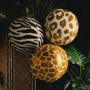 Partydeco Folieballong Ball Leopardmønster Stor FB409
