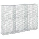 vidaXL Gabion med 5 mm tråd og 5x2,5 cm nett 300x50x200 cm
