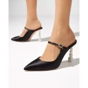 Aquazzura Dame Sko Svart 36 EU,