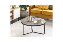 Soffbord Beliani Melody 80x80x40 cm Grey\|\|Black -