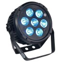 Light4me Black Par 7X10w Rgbwa Led Sterkt Lys