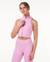 Bumpro Perfect Wide Rib Zip Tank Pink Prism - M