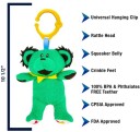 Daphyl Grateful Dead Dancing Bear Interactive Plush Green DAPGDPB_G 78816543