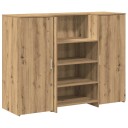  Resepsjonspult artisan eik 135x50x103,5 cm konstruert tre
