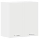 vidaXL Hengende skap hvit 60x31x60 cm sponplate