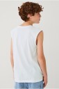 Ellos Collection   Singlet med et trykk   Hvit