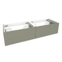 Vikingbad Servantskap Trend MIE Demi Mål: B120 180Xh46xd29 cm Plomme / 160cm Dobbel
