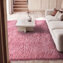 Ryetepper   Combarro Solid Cotton Shaggy lyserosa Størrelse: 240 x 340 cm