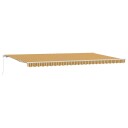 Manuell Uttrekkbar Markise Flerfarget Stripe 600x350 cm