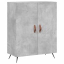 vidaXL Skjenk betonggrå 69,5x34x90 cm konstruert tre