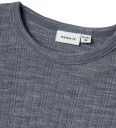 Name It Folkstone Gray Nmmwang Ull Needle Ls Topp Solid Noos 104