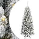  Kunstig juletre Hvit 73 x 73 x 180 cm PVC plast stål og PE