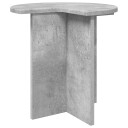 vidaXL Sidetabell med lagring Betonggrå Ø 39 x 38 cm Konstruert tre