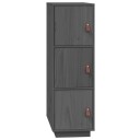 vidaXL Highboard grå 34x40x108,5 cm heltre furu