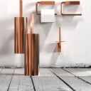 Frost Quadra toalettpapirholder 3, polert kobber