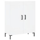 vidaXL Skjenk hvit 69,5x34x90 cm konstruert tre