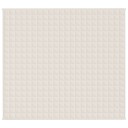 Vidaxl Vektdyne kremhvit 200x220 cm 9 kg stoff