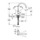 Grohe Vento C Kjøkkenkran Krom