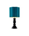Dionne bordlampe svart/turkis