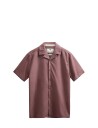 Anerkjendt Akleo Cot/Linen/Vis S/S Shirt Red XL