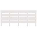 vidaXL Sengegavl hvit 200x3x80 cm heltre furu