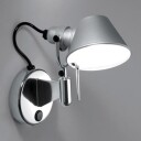 Artemide Tolomeo Micro Faretto Vegglampe med Bryter