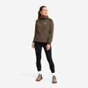 Revolutionrace Evolution Light Stretch Fleece Hoodie Dame Moss Gray 3XL Dame Overdeler Fleece & midlayers