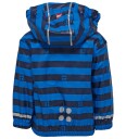 LEGO® Wear Regnjakke   Blå/Marine Stripet   LEGO® Wear   1 år (80)   Regnjakke