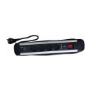 Eletra 4-Veis Grenuttak Med Bryter + USB-A & USB-C 2,5 m