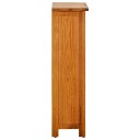 vidaXL Bokhylle 45x22,5x82 cm heltre eik