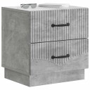  Nattbordskap Betonggrå 43 x 34,5 x 44,5 cm Konstruert tre