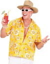 Gul Hawaii Kostymeskjorte XXL