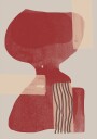Crimson Harmony Plakat / 21x30cm