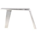 vidaXL Aviator skrivebord sølv 112x50x76 cm metall