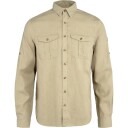 Fjellreven Men's Övik Travel Long Sleeved Shirt Beige XXL Man