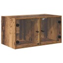 Veggskap Veggmontert Gamle tre 68 x 37 x 35 cm Konstruert tre