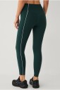 Ellos STUDIO   Treningstights Contrast Stripe Tights Core   Grønn
