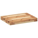  Flytende hyller 4 stk 40x30x4 cm oljebehandlet heltre akasie
