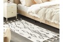 Kebir Bomullsteppe 80x150 cm - Svart/hvit
