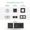 Schneider Electric Ramme 2-Hull Exxact Primo hvit - 1410101