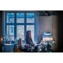 Foscarini - Plass Medium Bordlampe m/Dimmer Lys Blå