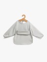 Beemoo CARE Bib  Langermet Smekke Light Grey