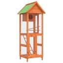 Fuglehus Brun 60X58.5X160 cm Heltre Furu